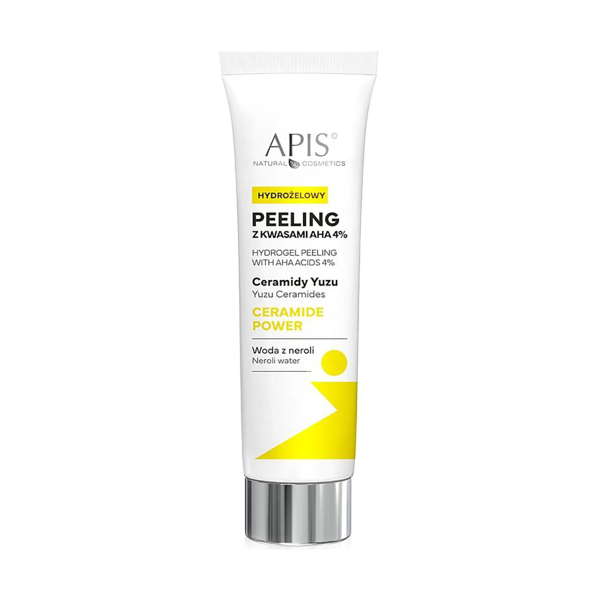 Гідрогелевий пілінг для обличчя Apis Natural Cosmetics Ceramide Power Hydrogel Peeling з AHA кислотами 4%, 100 мл