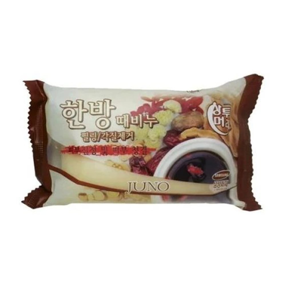 Тверде мило-пілінг для обличчя Juno Oriental Herbs з екстрактом східних трав, 150 г